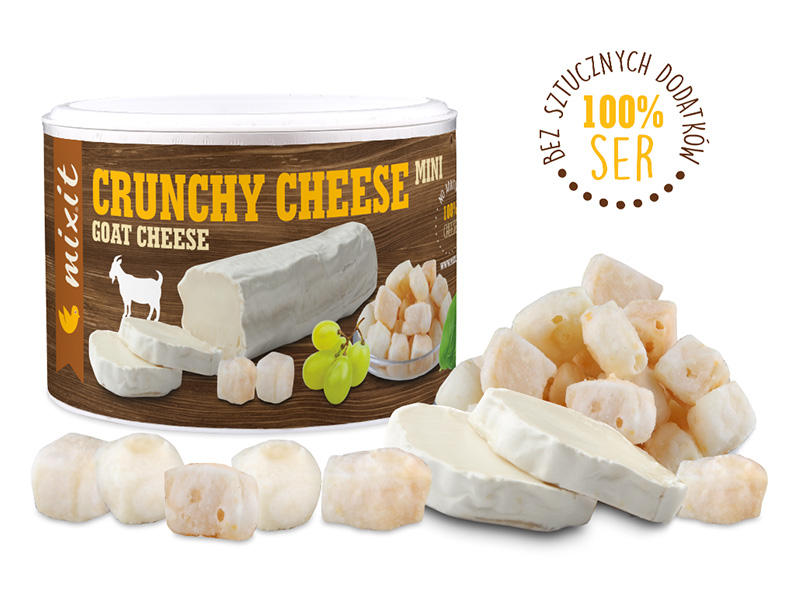 Mixit – Crunchy cheese: chrupiący kozi ser 80g