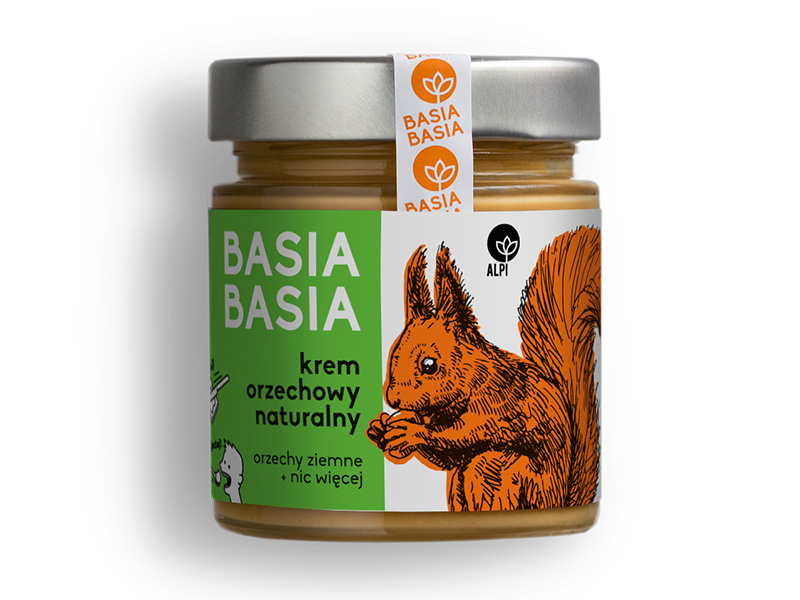 Basia Basia – Krem orzechowy naturalny 210g